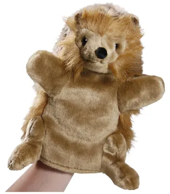 Produktbild von Carl Dick Igel Handpuppe ca. 27cm, Plüschtier, Stofftier, Kuscheltier 3690