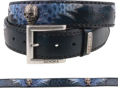 Produktbild von Sendra Python Ledergürtel 1274 Blau