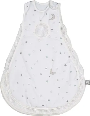 Produktbild von safe asleep von roba Schlafsack Easy Air Babyschlafsack 'Sternenzauber', 56/62, 100% Baumwolle