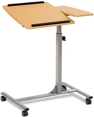 Produktbild von Famanu Beistelltisch mit Rollen - Höhenverstellbar und Neigbar