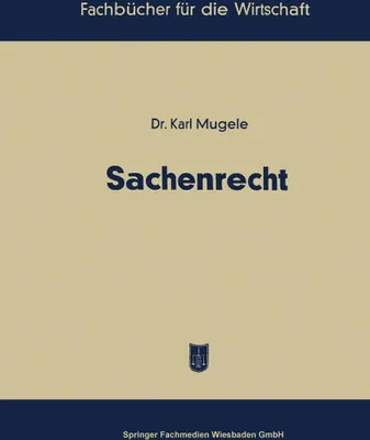 Produktbild von Sachenrecht