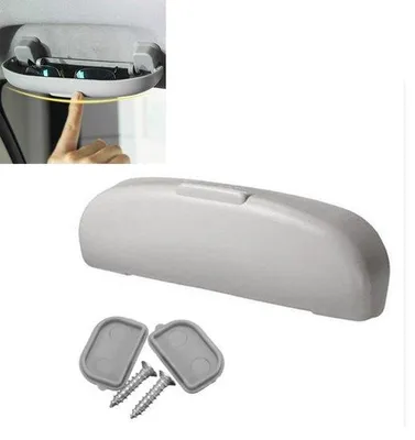 Immagine prodotto di Astuccio per occhiali in plastica grigia da donna, morbido, antigraffio, leggero, facile da trasportare