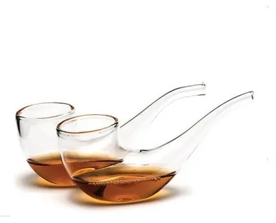 Brandyglas Pfeifenform 75 ml 2er-Set Borosilikatglas
