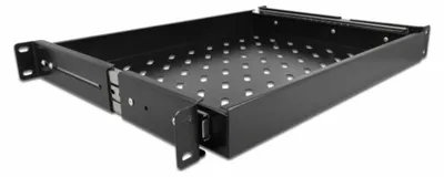 Obrázek produktu pro Delock - Rack-Schublade - Schwarz - 1U - 48.3 cm (19")