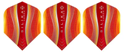 Produktbild von Harrows - Dart Flights "Silica Lumen" 3er-Pack PP4727 (Einheitsgröße) (Rot/Orange)