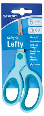 Image de WESTCOTT E-20585 00 Ciseaux de bricolage 13 cm pointus turquoise gauchers