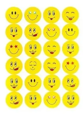 Produktbild von Motivationsaufkleber mit Smileys – Dalprint