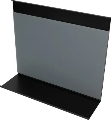 Produktbild von Kesseböhmer Linero MosaiQ EasyLine Memobord schwarz 300 mm zum Einhängen