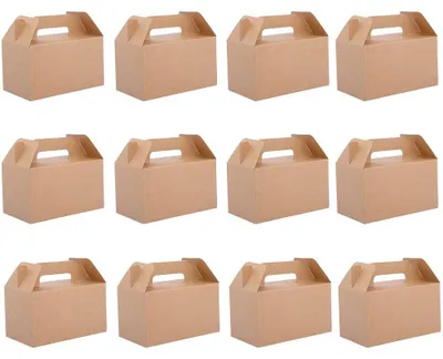 Obrázok produktu pre Darčekové krabičky z kraft papiera – 20 kusov, vhodné na koláče a sladkosti