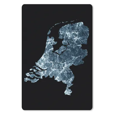 Produktbild von MuchoWow® Mauspad Mousepad Karte - Niederlande - Marmor 40x60 cm - Mousepads - Maus Mat - Pad - Mausunterlage - Schreibtisch Accesoire