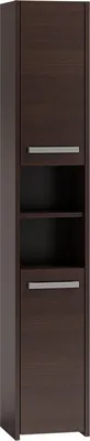 Produktbild von Hochschrank Badschrank Badmöbel Schrank Modern 170x30cm Badezimmerschrank mix, Farbe:wenge