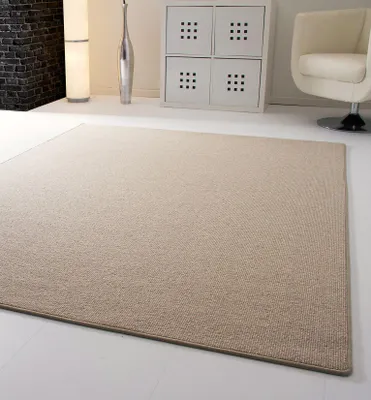 Produktbild von Designer Teppich Modern Berber Wellington in Hellgrau Größe: 140x200 cm