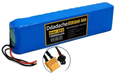 Immagine prodotto di Batteria agli ioni di litio, capacità 100Ah, compatibile con veicoli elettrici, connettore XT60-SM