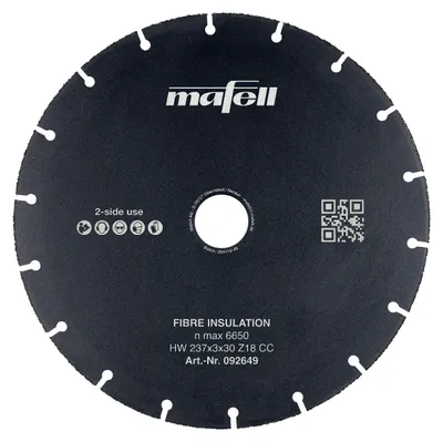 Obrázek produktu pro Pilový list Mafell KSB-FI 237, HW, 237 x 3 x 30 mm, Z18 | 092649