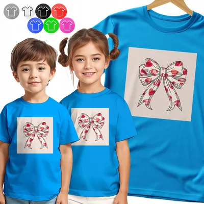 Produktbild von Kinder T-Shirt - KOKARDA PASTELOWA ELEGANCKA - M