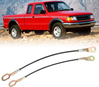 Zdjęcie produktu dla 2-częściowy zestaw pasków do tylnej klapy, zamiennik do pickupa Mazda B2300 1994-2010
