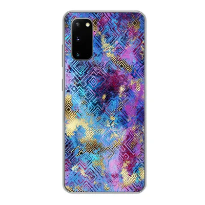 Produktbild von MuchoWow® Handyhülle Schutzhülle Hülle für Samsung Galaxy S20 Marmor - Farbe - Geometrische Formen Silikon Softcase Handy Hülle - Bild