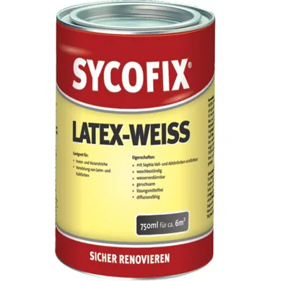 Produktbild von Latex weiß 750ml Sycofix