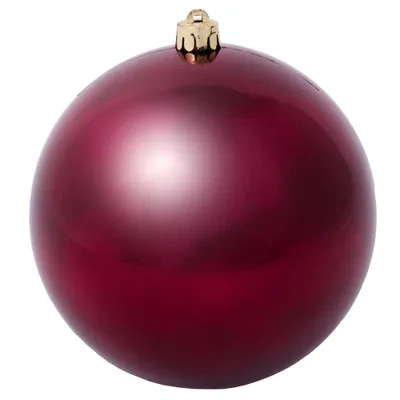 Produktbild von B&S Weihnachtskugel Bruchfest | bordeaux | 20 cm | Kunststoff