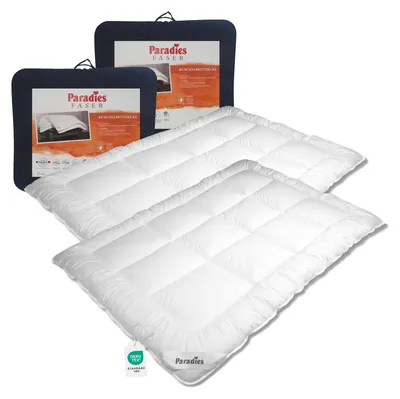 Produktbild von 2 Stück Paradies Halia winterwarm extra warme Bettdecke Decke 135x200