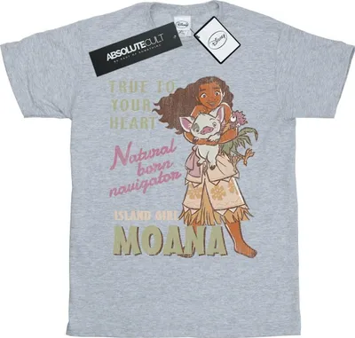 Produktbild von Disney - "Natural Born Navigator" T-Shirt für Damen BI39410 (M) (Grau)