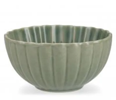 Immagine prodotto di H&H Set 6 Ciotoline Lotus In Stoneware Verde Cm 14,9