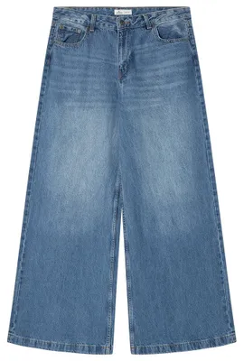 Productafbeelding van SPRINGFIELD damesbroek, wijde pijpen, hoge taille, jeans, blauw, maat 38