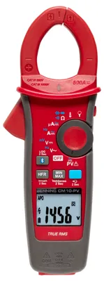 Produktbild von BENNING CM 10-PV Stromzange digital Datenlogger CAT IV 600 V Anzeige (Counts): 6000