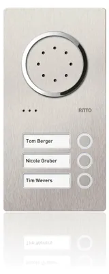 Produktbild von RITTO Acero Edelstahl-Türstation 1810320 3WE
