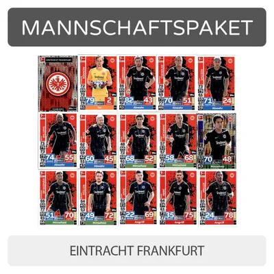 Zdjęcie produktu dla Topps Match Attax – sezon 2018/19 – zestaw klubowy – Eintracht Frankfurt