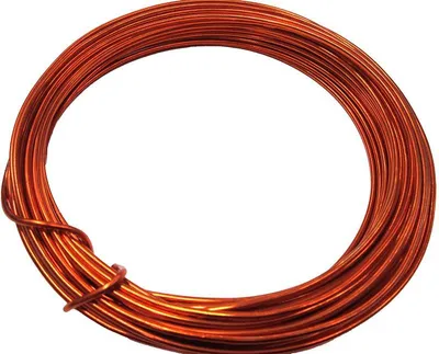 Produktbild von Draht für Dekoration TANEA, kupfer lackiert, 12m, Ø2mm - Aluminiumdraht