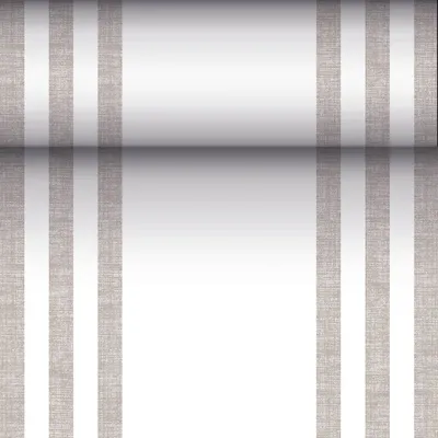 Immagine prodotto di Runner da tavola, tipo tessuto, PV-Tissue Mix ROYAL Collection 24 m x 40 cm grey Lines