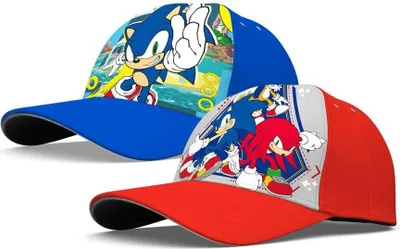 Obrázek produktu pro Baseballová čepice Sonic the Hedgehog s zlatými prsteny pro děti, velikost 54 cm