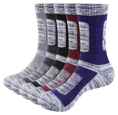 Produktbild von 5 Paar Herren Socken, Feuchtigkeitsregulierende und Gepolsterte Baumwollsocken