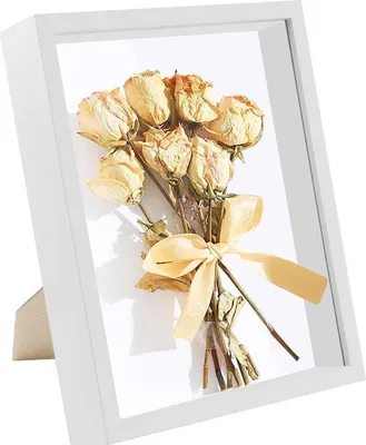 Image de Cadre photo en bois profond pour objets décoratifs et souvenirs