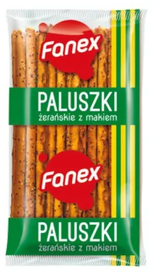 Zdjęcie produktu dla Fanex Paluszki z makiem 100 g