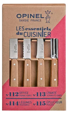 Zdjęcie produktu dla Opinel Les Essentiels Box Set - Beech Piknik, nóż kuchenny