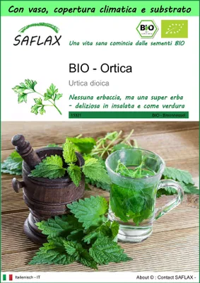 Immagine prodotto di SAFLAX Garden to go -- Ortica - 2000 semi - Urtica