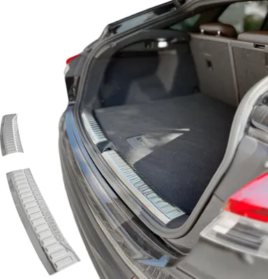 Immagine prodotto di Protezione per il bordo del bagagliaio in acciaio inossidabile, finitura interna opaca, compatibile con Audi Q4 e-tron Sportback, anno di produzione dal 2024 in poi