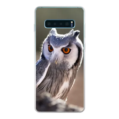 Produktbild von MuchoWow® Handyhülle Schutzhülle Hülle für Samsung Galaxy S10 Lite Eule - Makro - Tier Silikon Softcase Handy Hülle - Schutz
