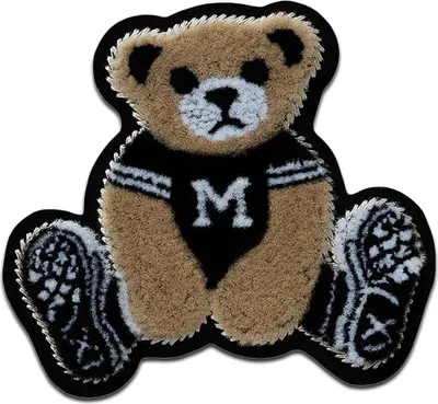 Produktbild von Mono-Quick Teddy M flauschig - Aufnäher, Bügelbild, Aufbügler, Applikationen, Patches, Flicken, zum aufbügeln, Größe: 6,7 x 7,8 cm