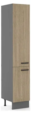 Produktbild von Küche SCANDI Hochschrank 40 cm Fischgrät Küchenzeile Küchenblock Einbauküche