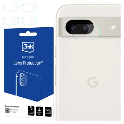 Zdjęcie produktu dla 3mk Lens Protection - Szkło na obiektyw aparatu Google Pixel 8A (4 zestawy)