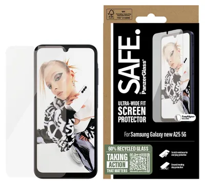 Image de Verre trempé Safe By Panzerglass Ultra-Wide Fit pour Samsung Galaxy A26 5G - Clair
