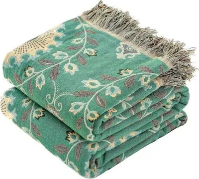 Produktbild von Famanu Bettüberwurf - 230x250 cm - Baumwoll-Cuddle Blanket für alle Jahreszeiten