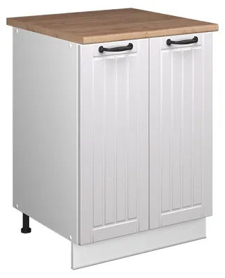 Produktbild von Spülenunterschrank Vicco Fame-Line Weiß Landhaus/Weiß 60 cm, Model 65107