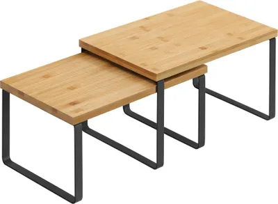Produktbild von Songmics Schrank-Organisationsregal 2er Set Holz