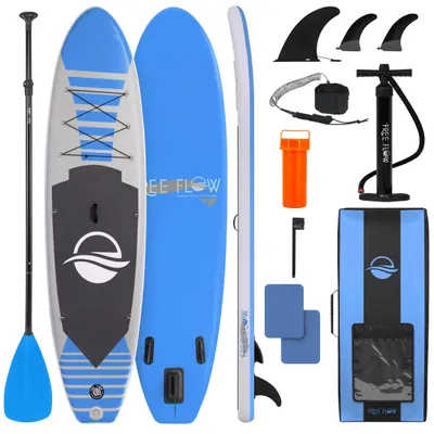 Immagine prodotto di Tavola gonfiabile SUP - Tavola da paddleboard - Tavola da surf gonfiabile - Paddleboard blu
