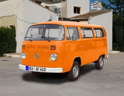 Produktbild von Revell Volkswagen Transporter T2 Bus Konstruktionsmodell Orange  Orange One Size