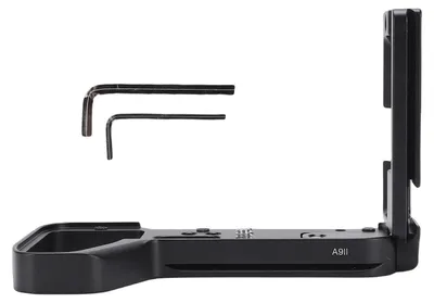Produktbild von L-Halterung Schnellwechselplatte passend für A9II Kamera Aluminiumlegierung QR mit 1/4 Zoll 3/8 Schraube Kaltschuhhalterung